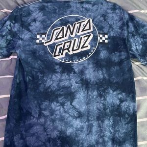blue santa cruz shirt